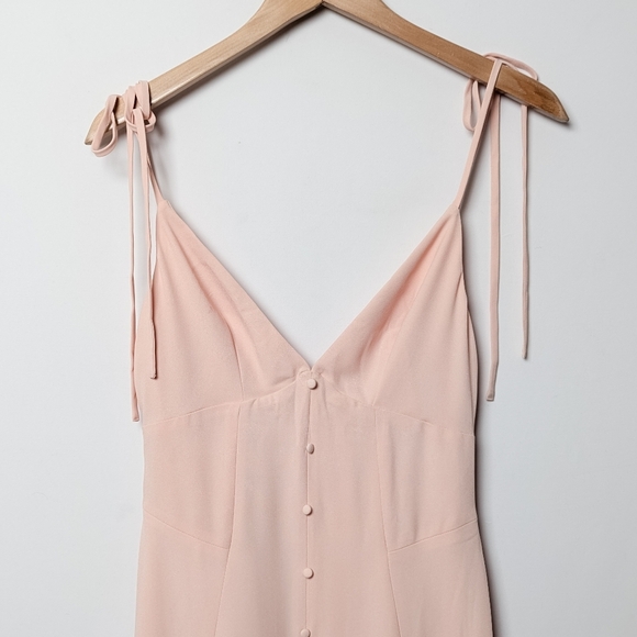 HOUSE OF CB Cornelia Dress Pink Midi  S Small - Picture 8 of 9